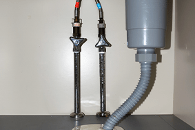 シンク下から水漏れ