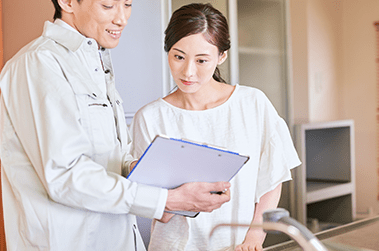 加盟店スタッフがすぐに到着！トラブル確認後、無料お見積り！！